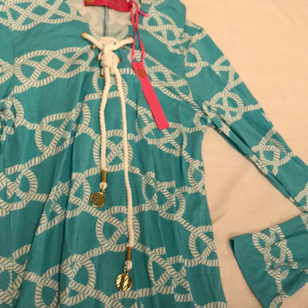 Long Rope Design Dress - Picture 3 of 8